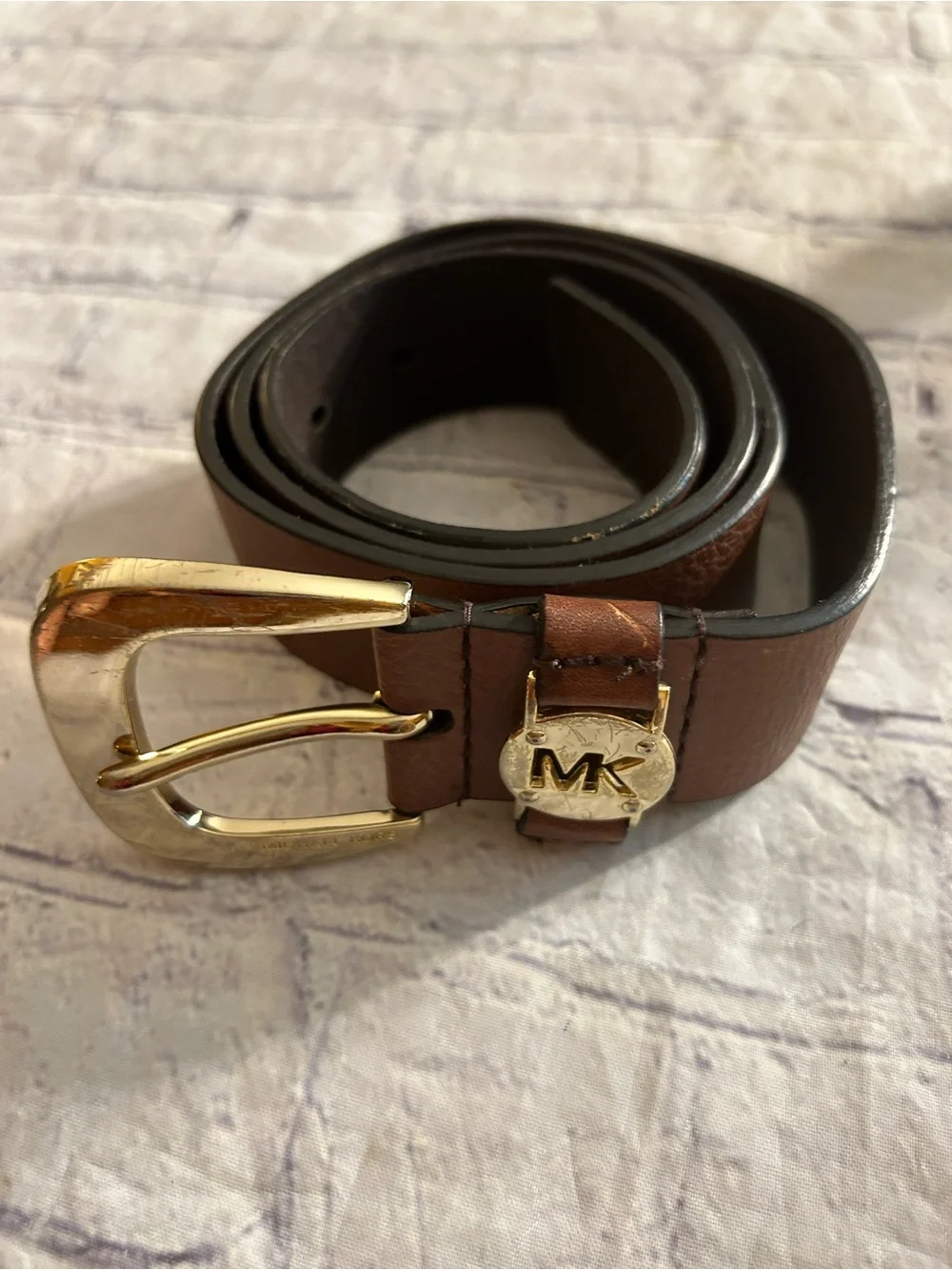 MICHAEL MICHAEL KORS & MICHAEL KORS LOT OF (3) WOMEN’S BELTS BROWN & BLACK STUDS